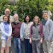 Group of diverse researchers standing outdoors at Boyce Thompson Institute, highlighting team collaboration in plant science and agricultural research.