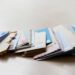 Envelope and letter collection on a table, representing research and communication at Boyce Thompson Institute.