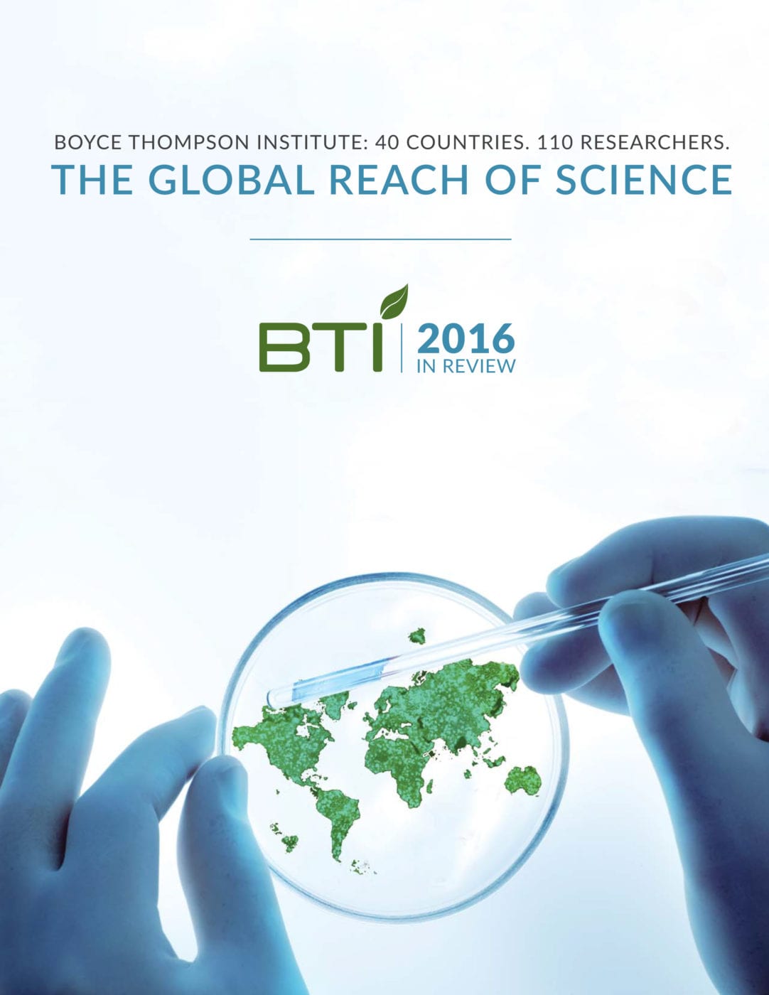 Cover of BTI's 2016 Annual Report