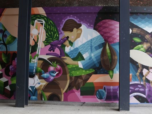 New graffiti mural for Yonkers’ Boyce Thompson Center