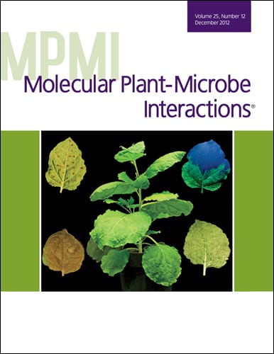 Cover of "Molecular Plant-Microbe Interactions" 
