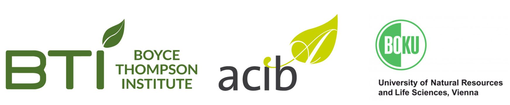 BTI, ACIB, and BOKU logos